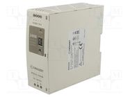 Power supply: switched-mode; for DIN rail; 240W; 24VDC; 10A; 93% CROUZET