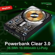 PATONA Premium Powerbank Clear 3.0 PD20W 10.000mAh Magnetic Wireless Fast Charge, PATONA