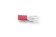 CRIMP TERMINAL, FORK, 4MM, RED, PK100