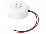 Sound transducer: piezo signaller; 30mA; Ø: 54mm; H: 25mm; 50÷90dB MPM