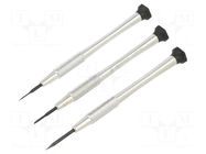 Kit: screwdrivers; precision; 3pcs. BERNSTEIN