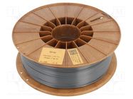 Filament: PET-G; 1.75mm; grey; 220÷250°C; 1kg; Table temp: 60÷80°C ROSA 3D