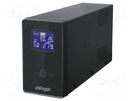 Power supply: UPS; 900W; 1.5kVA; Uin: 220V; 382x222x124mm; 8Ah; 12h GEMBIRD