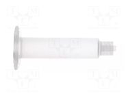 Syringe body; 3ml; natural; Luer Lock; for dispensers METCAL