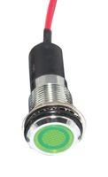 LED GRN 12MM NUT 12VAC/DC STK ┬ú 99AC2289