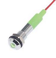 LED GRN 6MM NUT 3VAC/DC STK ┬ú 99AC2360