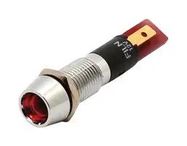 LED RED 8MM NUT 110VAC/DC STK ┬ú