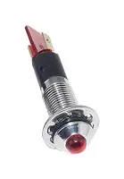 LED RED 8MM NUT 2VAC/DC STK ┬ú