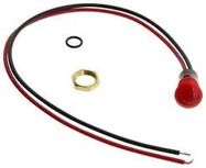 LED RED 8MM NUT 2VAC/DC STK ┬ú