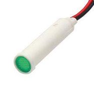 LED GRN 8MM SNAP 12VAC/DC STK ┬ú 99AC2675