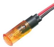 LED YEL 8MM SNAP 24VAC/DC STK ┬ú