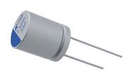 CAP, 10UF, 25V, ALU POLYMER, TH