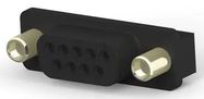 D SUB CONNECTOR, RCPT, DE-9, TH