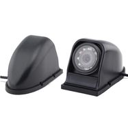 Car rearview camera with IR light