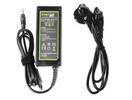 Power supply 65W 18.5V 3.5A, 4.8x1.7mm, HP, LG, Green Cell PRO