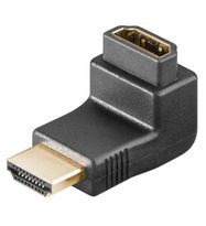 Perėjimas HDMI lizdas - HDMI kištukas kampinis 90°