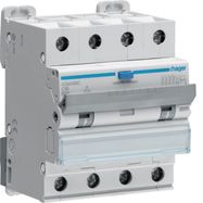 Residual current circuit breaker with overcurrent protection Hager ADM466C (4P, 16A, C, type A, 30mA, 6kA)