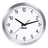 Large analog wall clock 30 cm diameter aluminum