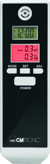 Alkotesteris su LCD 0.00-1.9 promilės, paklaida 0.1%, CLATRONIC AT 3605