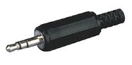 Kištukas 3.5mm stereo plastikinis kabeliui
