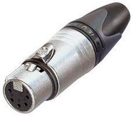 SOCKET, XLR, 5POLE