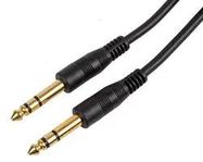6.35MM STEREO JACK PLUG TO PLUG-1M