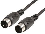 LEAD, 5 PIN DIN PLUG TO PLUG 1.5M