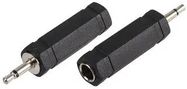 ADAPTOR, 6.35MM S TO 3.5MM P, MONO