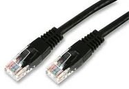 CAT5 LEAD, 0.3M, BLACK