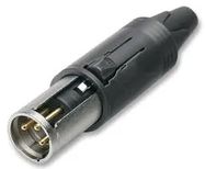 CONN, XLR AUDIO, PLUG/JACK, 3POS, CABLE