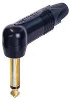 PLUG, 1/4" JACK, 90DEG, 2POLE