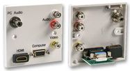 AV WALLPLATE, PLUG AND PLAY