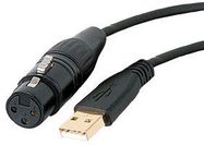 USB XLR INTERFACE LEAD, 3M