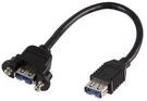 ADAPTOR LEAD, USB 3, A TO A, SKTS, 135MM