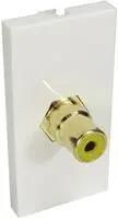 1X RCA YELLOW EUROMOD COUPLER