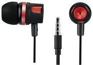 EARPHONES WITH MICROPHONE, RED