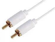 PHONO PLUG TO PLUG LEAD 3M WHITE