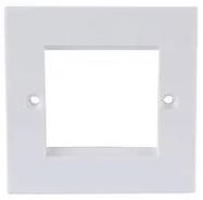 1 GANG 2 PORT AV FACEPLATE