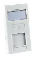 WALL PLATE MODULE, CAT6 RJ45 SOCKET