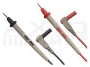 Set of test leads AX-TLS-003A; Inom:10A;Len:1m;red and black