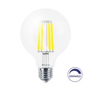 LED bulb E27 230V G95 8W 806lm, FILAMENT, warm white 2700K, dimmable