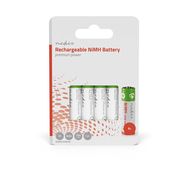 Rechargeable NiMH Battery AA | 1.2 V DC | 1300 mAh | 4-Pack