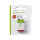 Rechargeable NiMH Battery E-Block | 8.4 V DC | 250 mAh | Precharged | 1-Blister | 6LR61 | Green / Red