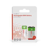 Rechargeable NiMH Battery E-Block | 8.4 V DC | 250 mAh | Precharged | 1-Pack | 6LR61