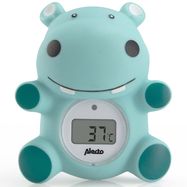 Bath thermometer and room thermometer hippopotamus