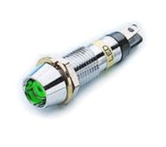 Signalinė lemputė LED 24V Ø8mm žalia