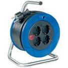 Garant compact cable reel (15m cable in black, made of special plastic, for indoor use, Made in Germany)