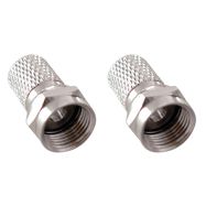 F-Connector Weatherproof 5.5 mm Male Silver