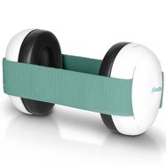 Earmuffs for babies and toddlers White / Mint Green