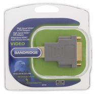 High Speed HDMI Adapter HDMI Connector - DVI-D 24+1-Pin Female Grey
